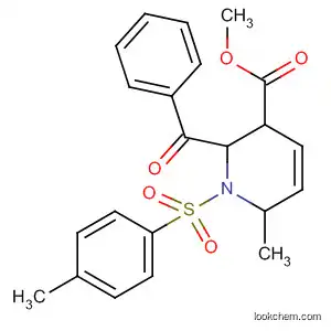 Molecular Structure of 192822-19-8 (3-Pyridinecarboxylic acid,
2-benzoyl-1,2,3,6-tetrahydro-6-methyl-1-[(4-methylphenyl)sulfonyl]-,
methyl ester)