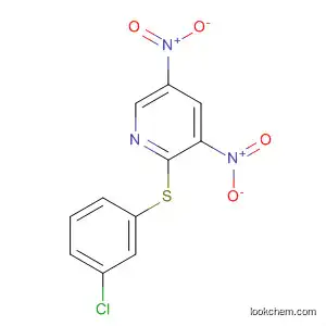 Molecular Structure of 192825-41-5 (Pyridine, 2-[(3-chlorophenyl)thio]-3,5-dinitro-)