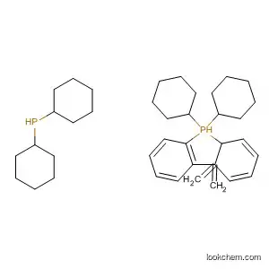 Molecular Structure of 192866-64-1 (Phosphine, [[1,1'-biphenyl]-2,2'-diylbis(methylene)]bis[dicyclohexyl-)