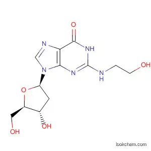 Molecular Structure of 192867-24-6 (Guanosine, 2'-deoxy-N-(2-hydroxyethyl)-)