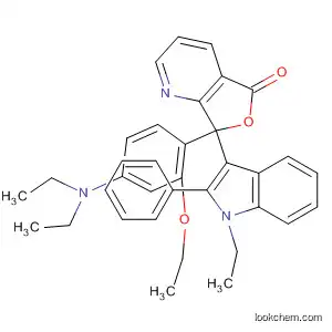 Molecular Structure of 116209-41-7 (Furo[3,4-b]pyridin-5(7H)-one,
7-[4-(diethylamino)-2-ethoxyphenyl]-7-(1-ethyl-2-phenyl-1H-indol-3-yl)-)