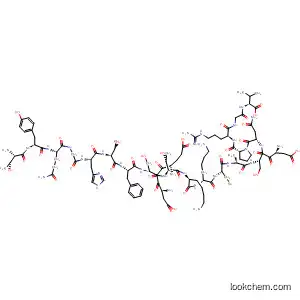 Molecular Structure of 126152-01-0 (L-Valine,
L-threonyl-L-tyrosyl-L-glutaminylglycyl-L-histidyl-L-threonyl-L-phenylalanyl-L
-a-glutamyl-L-a-aspartyl-L-seryl-L-threonyl-L-lysyl-L-lysyl-L-cysteinyl-L-alan
yl-L-a-aspartyl-L-seryl-L-asparaginyl-L-prolyl-L-arginylglycyl-)