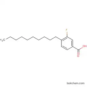 Molecular Structure of 128895-74-9 (Benzoic acid, 4-decyl-3-fluoro-)
