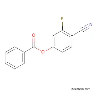 Molecular Structure of 132797-22-9 (Benzonitrile, 4-(benzoyloxy)-2-fluoro-)