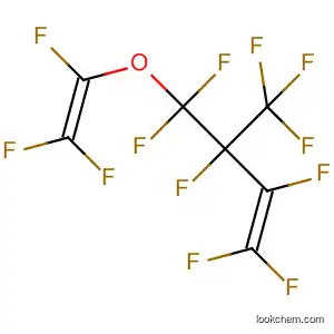 Molecular Structure of 147357-43-5 (1-Butene,
3-[difluoro[(trifluoroethenyl)oxy]methyl]-1,1,2,3,4,4,4-heptafluoro-)