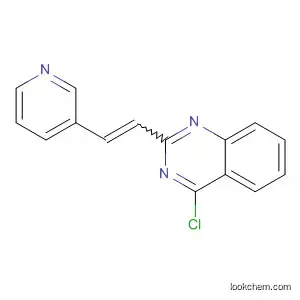 Molecular Structure of 157864-35-2 (Quinazoline, 4-chloro-2-[2-(3-pyridinyl)ethenyl]-)
