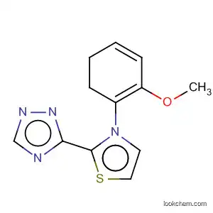 Molecular Structure of 169518-04-1 (Thiazolo[2,3-c]-1,2,4-triazole, 5,6-dihydro-3-(2-methoxyphenyl)-)