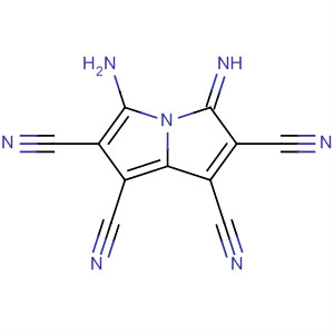 Molecular Structure of 172471-92-0 (3H-Pyrrolizine-1,2,6,7-tetracarbonitrile, 5-amino-3-imino-)