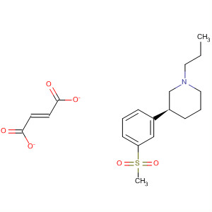 Piperidine, 3-[3-(methylsulfonyl)phenyl]-1-propyl-, (3S)-, (2E)-2-butenedioate (1:1)