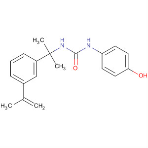 Molecular Structure of 178098-73-2 (Urea,
N-(4-hydroxyphenyl)-N'-[1-methyl-1-[3-(1-methylethenyl)phenyl]ethyl]-)