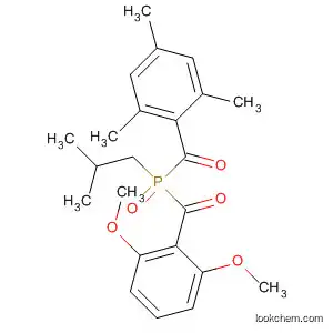Molecular Structure of 178817-17-9 (Phosphine oxide,
(2,6-dimethoxybenzoyl)(2-methylpropyl)(2,4,6-trimethylbenzoyl)-)