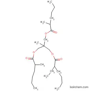 Molecular Structure of 180387-89-7 (Hexanoic acid, 2-ethyl-,
2,2-bis[[(2-methyl-1-oxohexyl)oxy]methyl]-1,3-propanediyl ester)