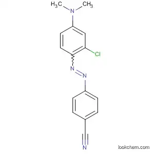 Molecular Structure of 193145-29-8 (Benzonitrile, 4-[[2-chloro-4-(dimethylamino)phenyl]azo]-)