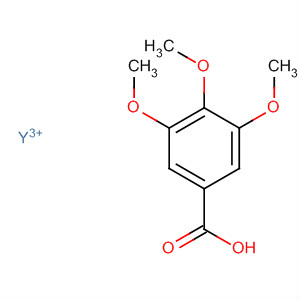Molecular Structure of 193203-00-8 (Benzoic acid, 3,4,5-trimethoxy-, yttrium(3+) salt)
