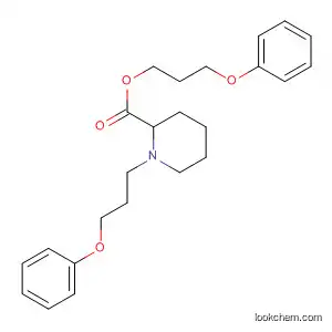 2-Piperidinecarboxylic acid, 1-(3-phenoxypropyl)-, 3-phenoxypropyl
ester
