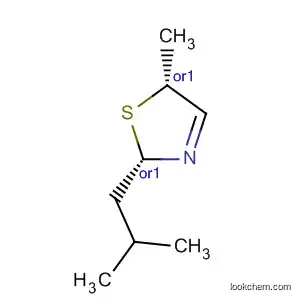 Molecular Structure of 193419-04-4 (Thiazole, 2,5-dihydro-5-methyl-2-(2-methylpropyl)-, cis-)