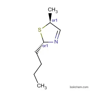 Molecular Structure of 193419-06-6 (Thiazole, 2-butyl-2,5-dihydro-5-methyl-, trans-)