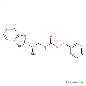 Molecular Structure of 193534-47-3 (Carbamic acid, [1-(1H-benzimidazol-2-yl)ethyl]methyl-, phenylmethyl
ester, (R)-)