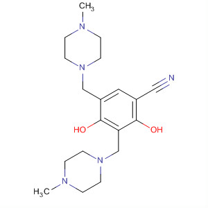 Benzonitrile, 4-hydroxy-3,5-bis[(4-methyl-1-piperazinyl)methyl]-, monohydrate