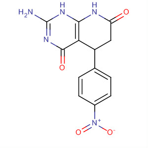 Pyrido[2,3-d]pyrimidine-4,7(1H,6H)-dione, 2-amino-5,8-dihydro-5-(4-nitrophenyl)-