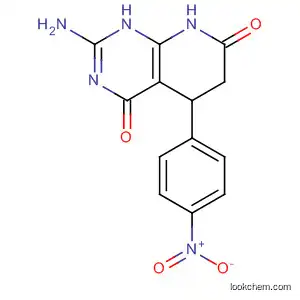 Molecular Structure of 193607-02-2 (Pyrido[2,3-d]pyrimidine-4,7(1H,6H)-dione,
2-amino-5,8-dihydro-5-(4-nitrophenyl)-)