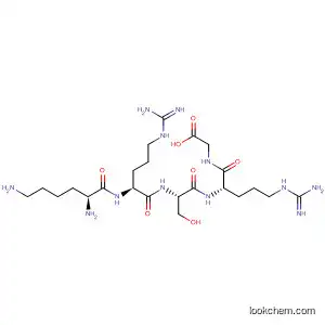 Molecular Structure of 193613-76-2 (Glycine, L-lysyl-L-arginyl-L-seryl-L-arginyl-)