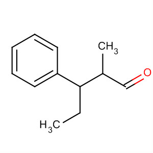 Molecular Structure of 193740-29-3 (Benzenepropanal, a-ethyl-b-methyl-)