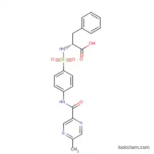 Molecular Structure of 193809-78-8 (D-Phenylalanine,
N-[[4-[[(5-methylpyrazinyl)carbonyl]amino]phenyl]sulfonyl]-)
