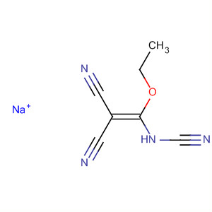 Cyanamide, (2,2-dicyano-1-ethoxyethenyl)-, sodium salt
