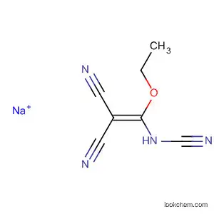 Molecular Structure of 19450-35-2 (Cyanamide, (2,2-dicyano-1-ethoxyethenyl)-, sodium salt)