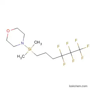 Molecular Structure of 197018-78-3 (Morpholine, 4-[(4,4,5,5,6,6,6-heptafluorohexyl)dimethylsilyl]-)