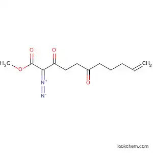 Molecular Structure of 197085-80-6 (10-Undecenoic acid, 2-diazo-3,6-dioxo-, methyl ester)