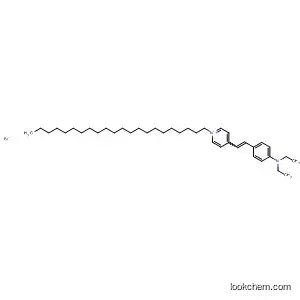Molecular Structure of 198705-96-3 (Pyridinium, 4-[2-[4-(diethylamino)phenyl]ethenyl]-1-docosyl-, bromide)