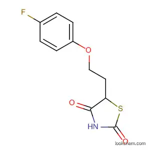 Molecular Structure of 200631-85-2 (2,4-Thiazolidinedione, 5-[2-(4-fluorophenoxy)ethyl]-)
