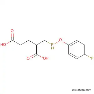 Molecular Structure of 200698-20-0 (Pentanedioic acid, 2-[[(4-fluorophenyl)hydroxyphosphinyl]methyl]-)