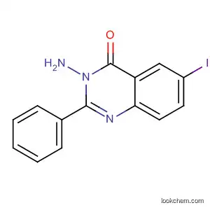 Molecular Structure of 200947-60-0 (4(3H)-Quinazolinone, 3-amino-6-iodo-2-phenyl-)