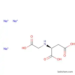 Molecular Structure of 38304-68-6 (L-Aspartic acid, N-(carboxymethyl)-, trisodium salt)