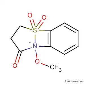 Molecular Structure of 38570-95-5 (1,2-Benzisothiazol-3(2H)-one, 2-methoxy-, 1,1-dioxide)