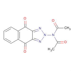 Acetamide, N-acetyl-N-(4,9-dihydro-4,9-dioxo-2H-naphtho[2,3-d]triazol-2-yl)-