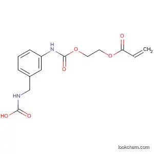 Molecular Structure of 57206-52-7 (2-Propenoic acid,
2-[[[[3-(carboxyamino)methylphenyl]amino]carbonyl]oxy]ethyl ester)