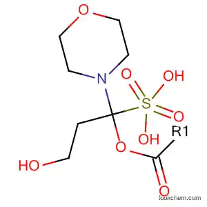 Molecular Structure of 69361-95-1 (4-Morpholinepropanol, hydrogen sulfate (ester))