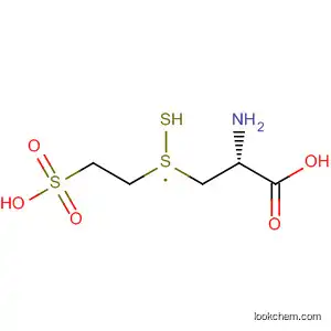 Molecular Structure of 77698-46-5 (L-Alanine, 3-[(2-sulfoethyl)dithio]-)