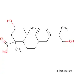 Molecular Structure of 79777-88-1 (1-Phenanthrenecarboxylic acid,
1,2,3,4,4a,9,10,10a-octahydro-3-hydroxy-7-(2-hydroxy-1-methylethyl)-1,
4a-dimethyl-)