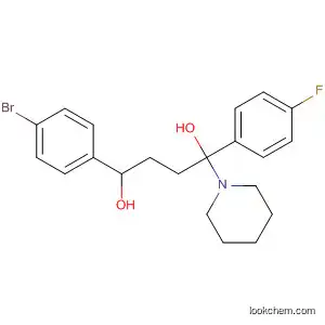 Molecular Structure of 80980-87-6 (1-Piperidinebutanol, 4-(4-bromophenyl)-a-(4-fluorophenyl)-4-hydroxy-)