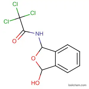 Molecular Structure of 81110-93-2 (Acetamide,
2,2,2-trichloro-N-(1,3-dihydro-3-hydroxy-1-isobenzofuranyl)-)