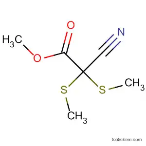 Acetic acid, cyanobis(methylthio)-, methyl ester