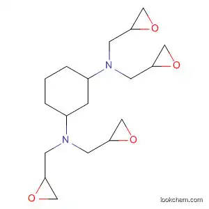 Molecular Structure of 91839-56-4 (1,3-Cyclohexanediamine, N,N,N',N'-tetrakis(oxiranylmethyl)-)