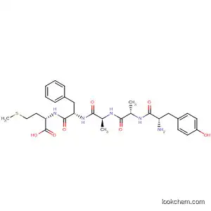 Molecular Structure of 98601-16-2 (L-Methionine, L-tyrosyl-D-alanyl-D-alanyl-L-phenylalanyl-)