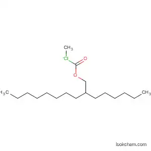 Molecular Structure of 99943-12-1 (Carbonochloridic acid, 2-hexyldecyl ester)