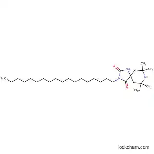 Molecular Structure of 28093-25-6 (1,3,8-Triazaspiro[4.5]decane-2,4-dione,
7,7,9,9-tetramethyl-3-octadecyl-)